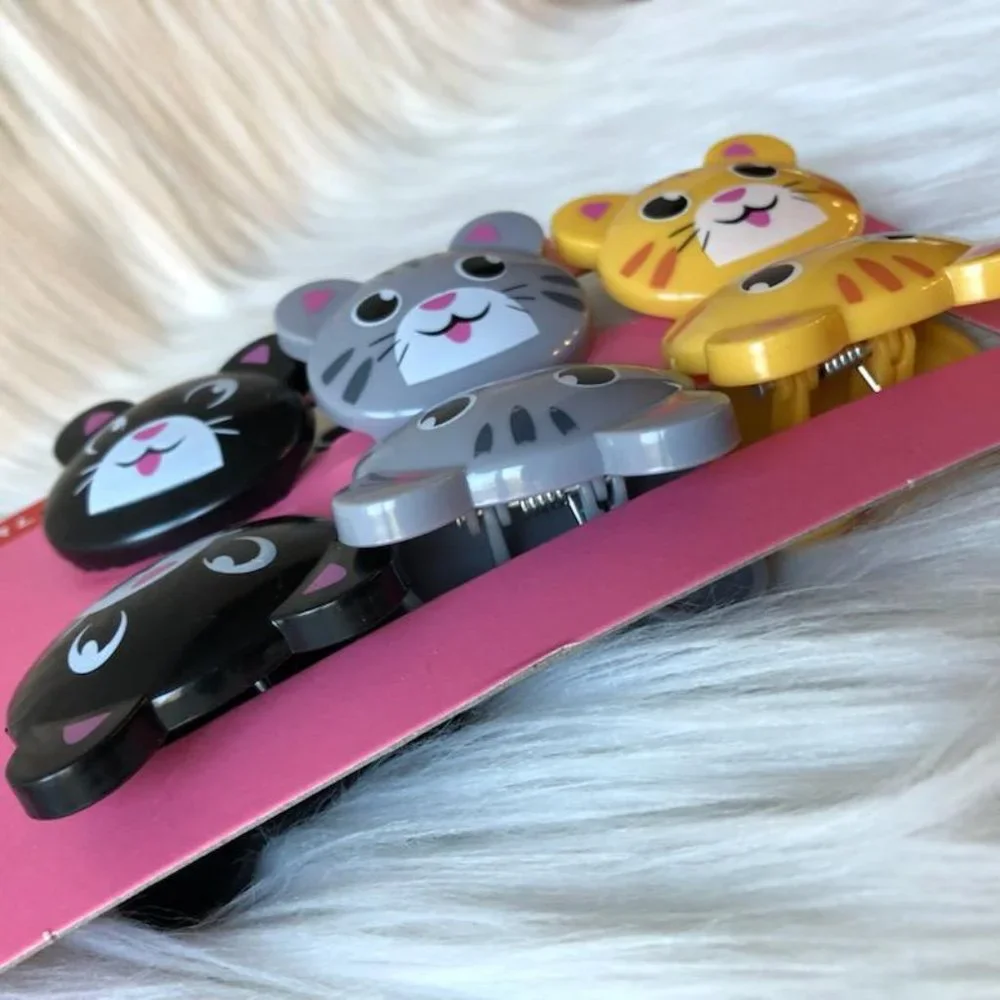 Kikkerland Cat Bag Clips Set